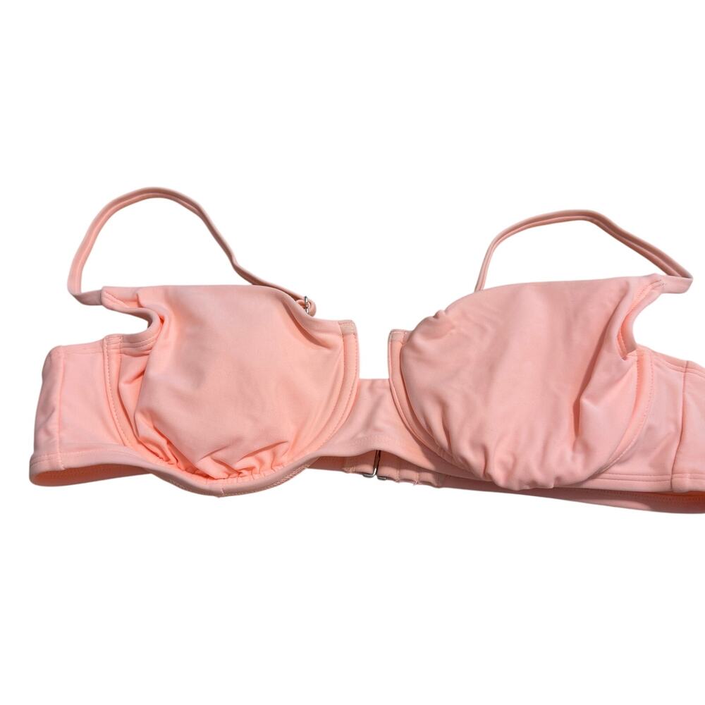Xhilaration Juniors' Peach Orange Underwire Bikini Top - Size Large - NWT